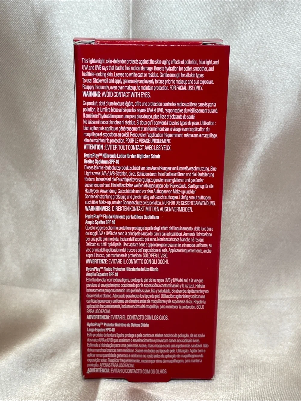 Elizabeth Arden Eight Hour HydraPlay Sunscreen SPF 40 - NIB $45 MSRP